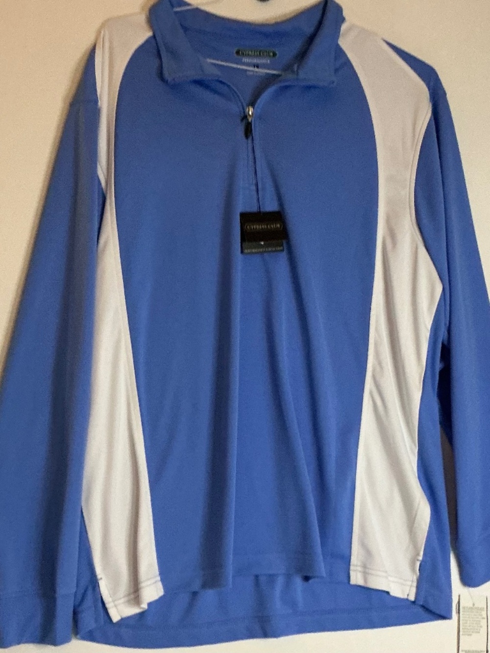 Cypress Club Men’s NWT golf quarter zip size Large